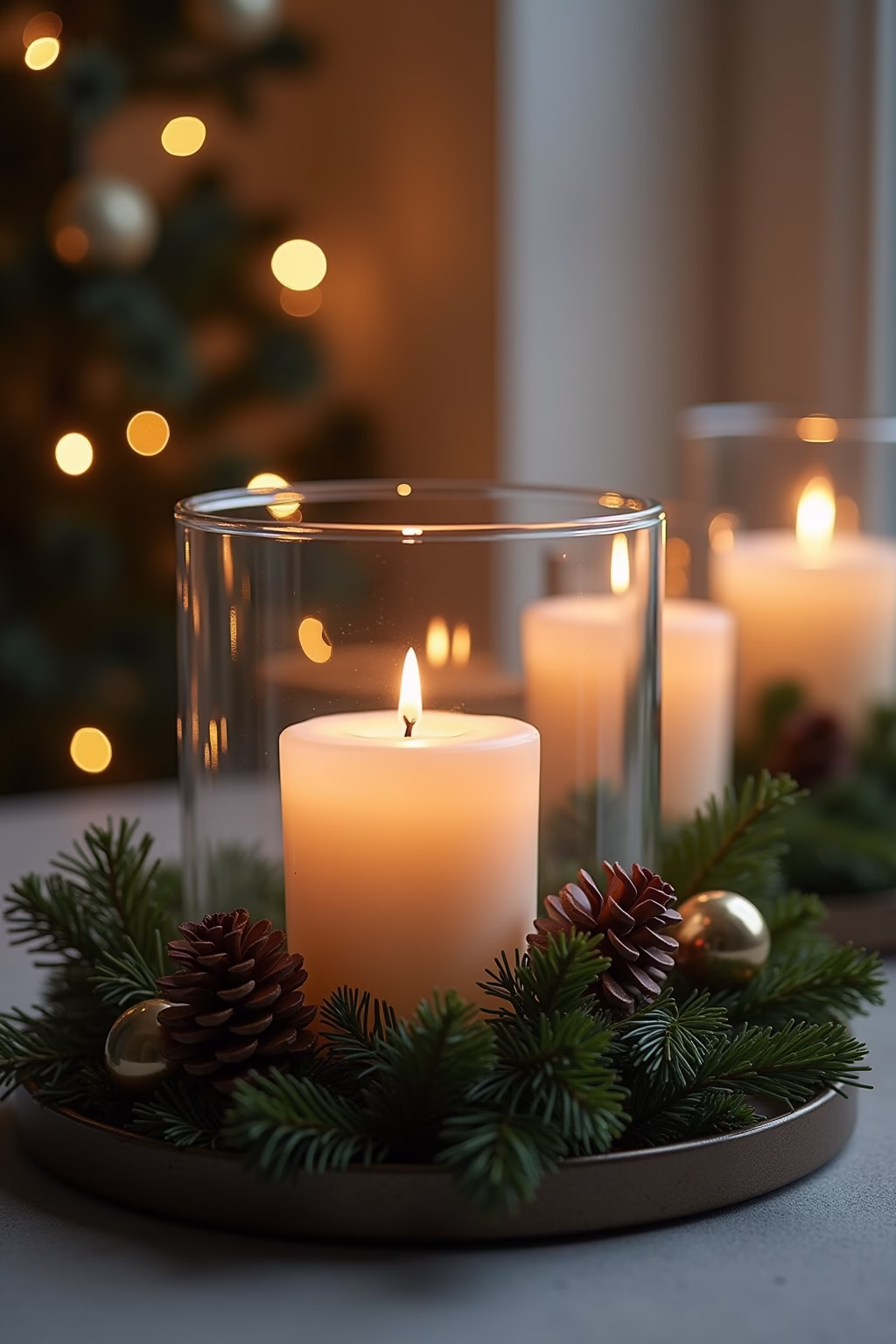 adventsgestecke ideen modern outline 1