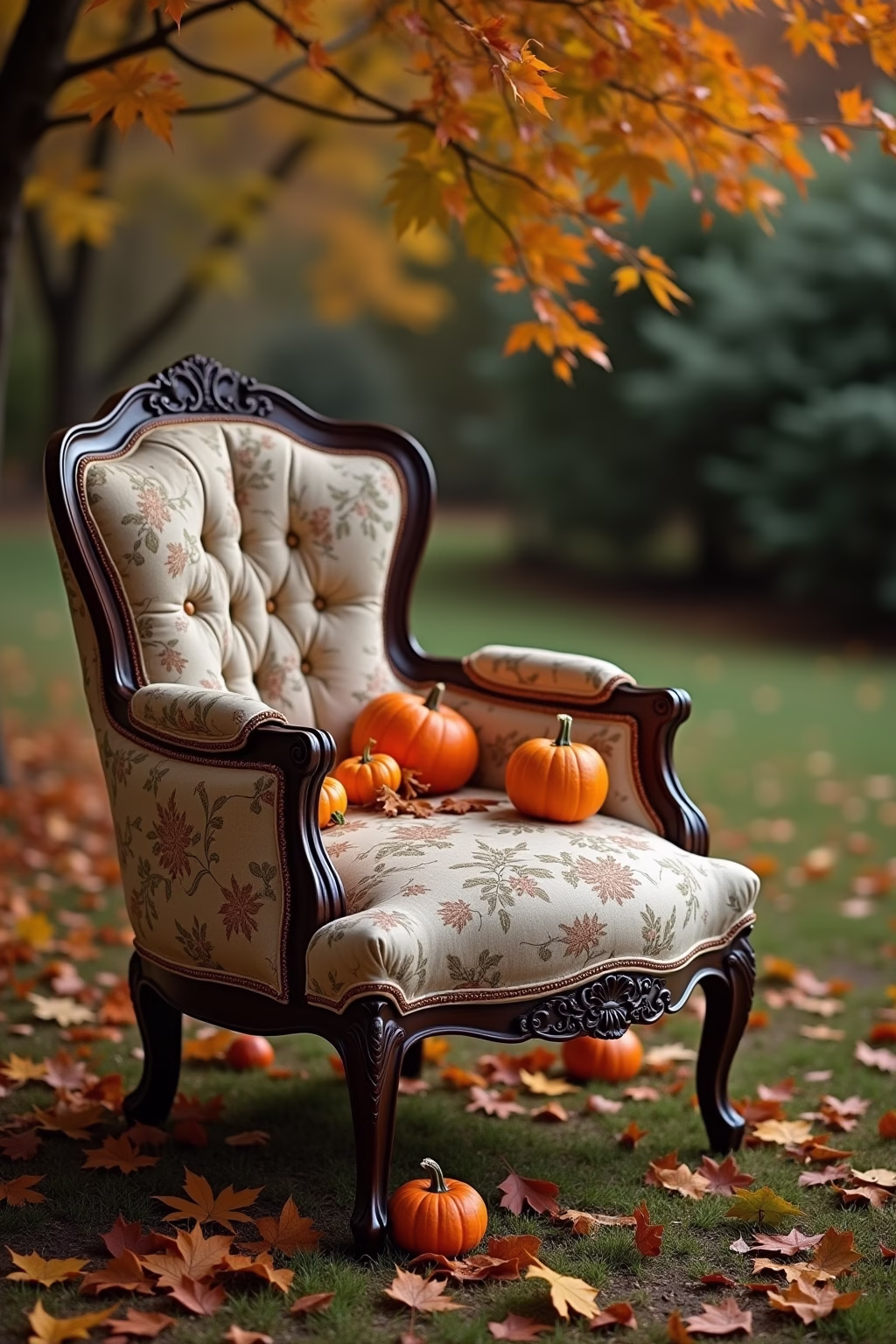 alte stuehle im garten dekorieren outline 4