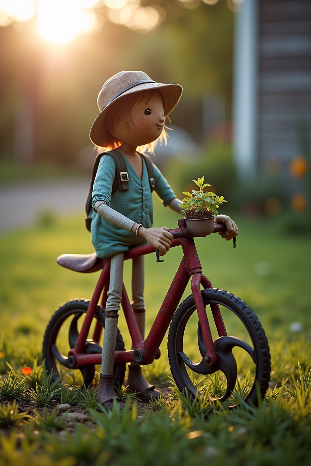 ausgefallene gartendeko upcycling ideen garten outline 7