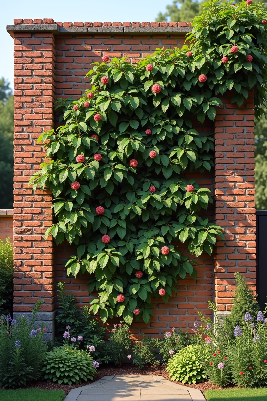 backstein ideen garten outline 6