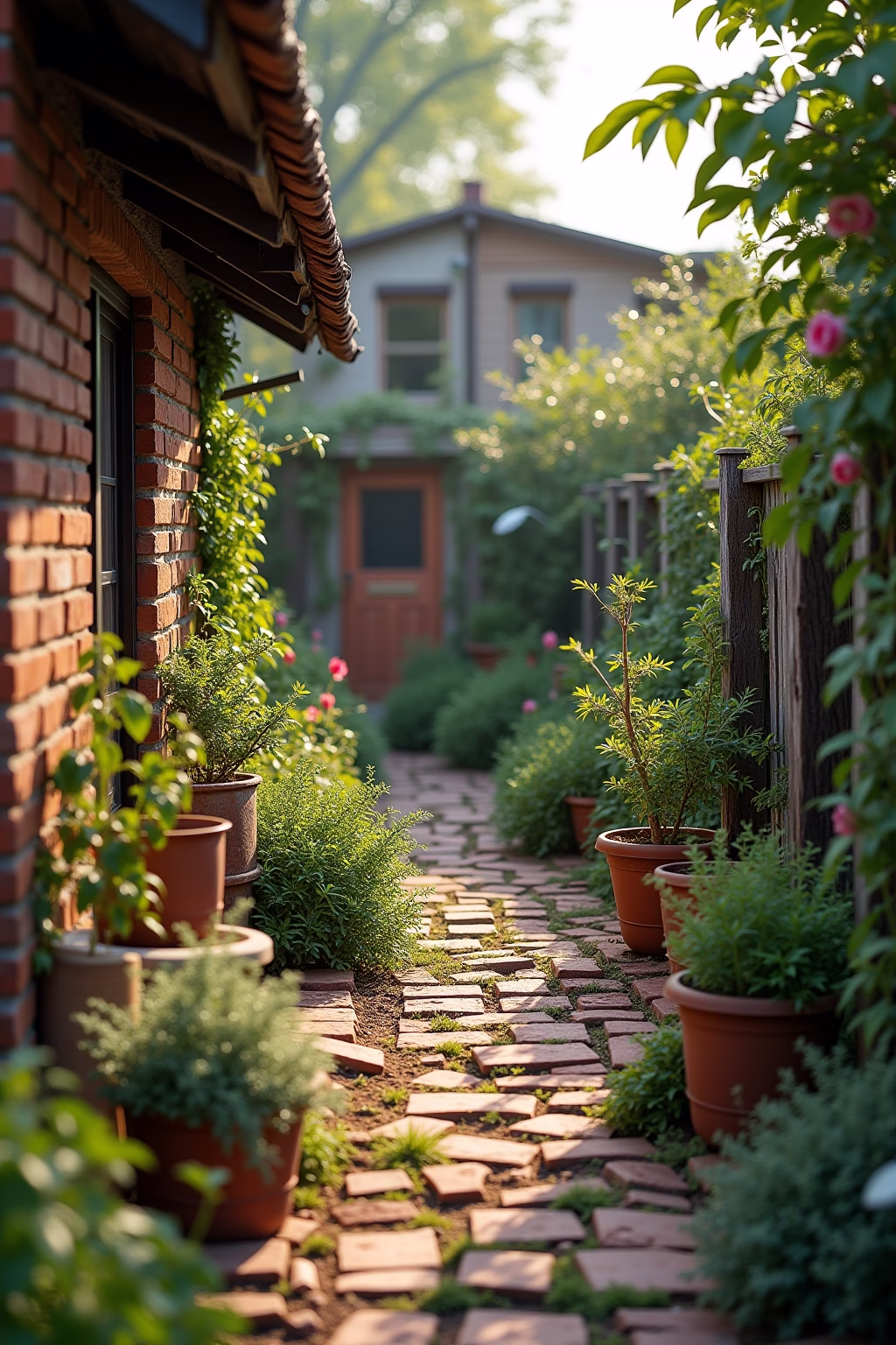 backstein ideen garten outline 8