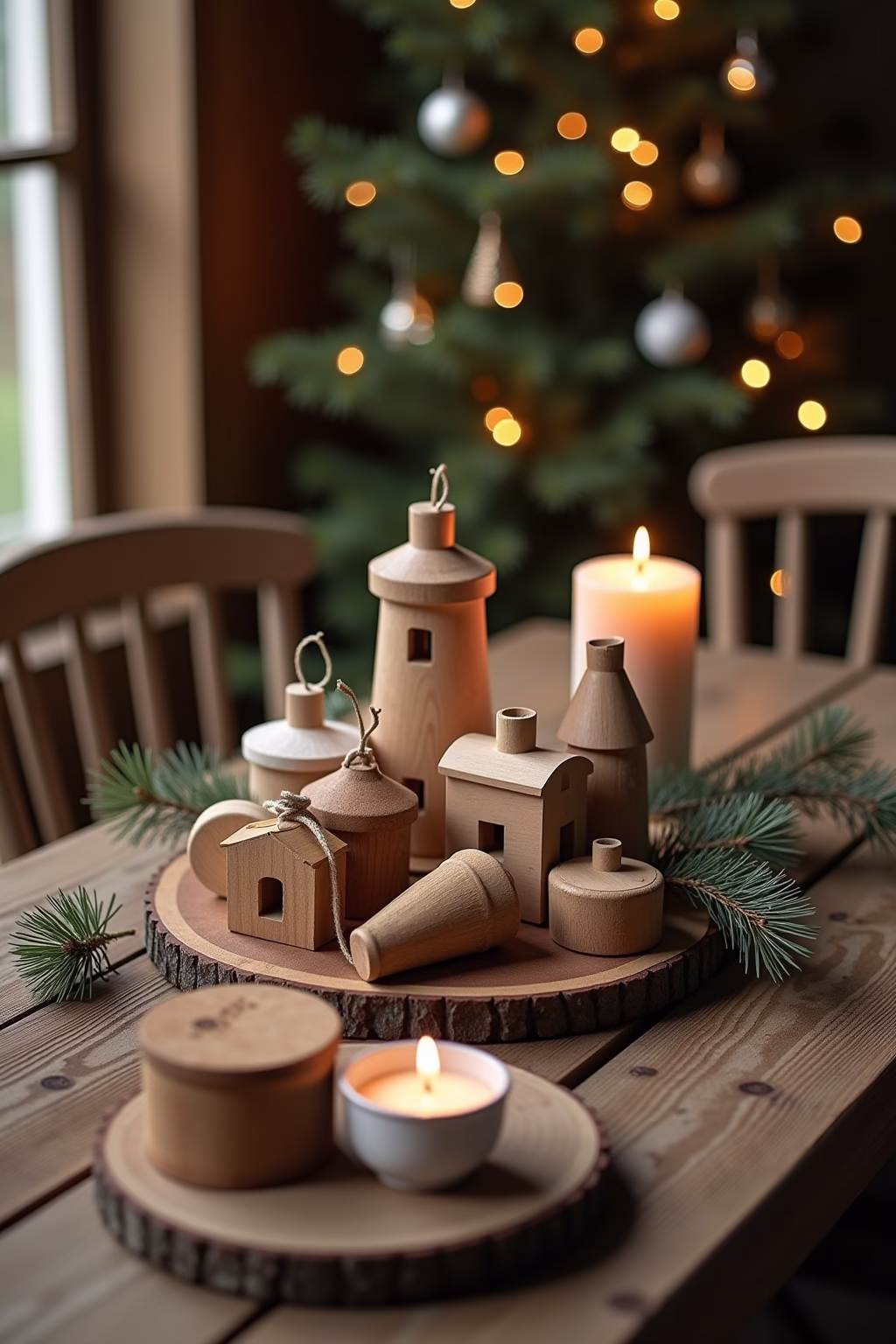 bauernhaus weihnachten outline 4