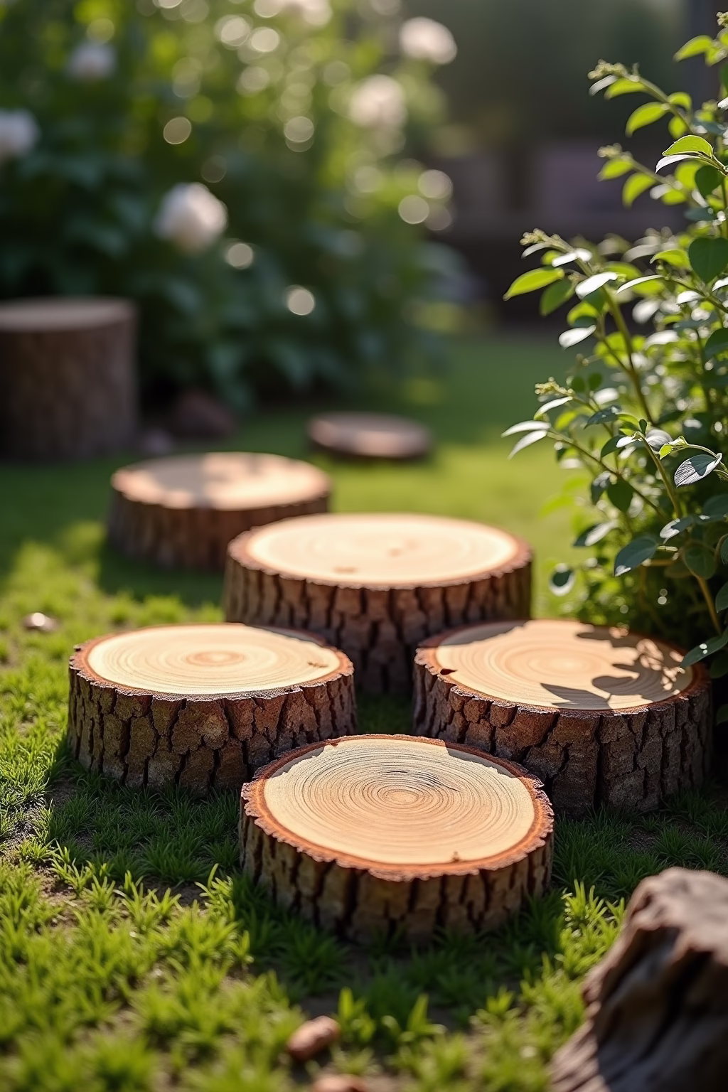 baumscheiben dekorieren garten outline 1