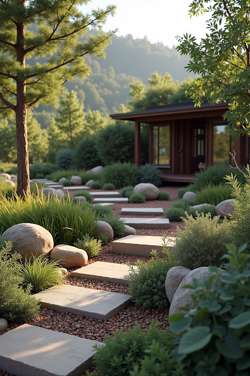 baumstamm ideen garten outline 2