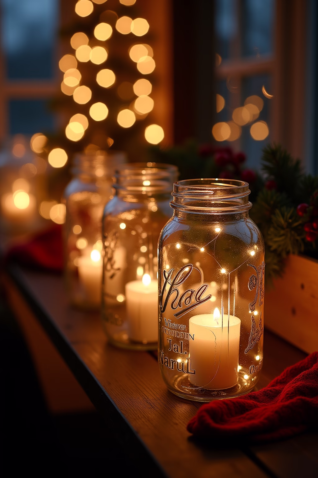 einmachglas weihnachten outline 1