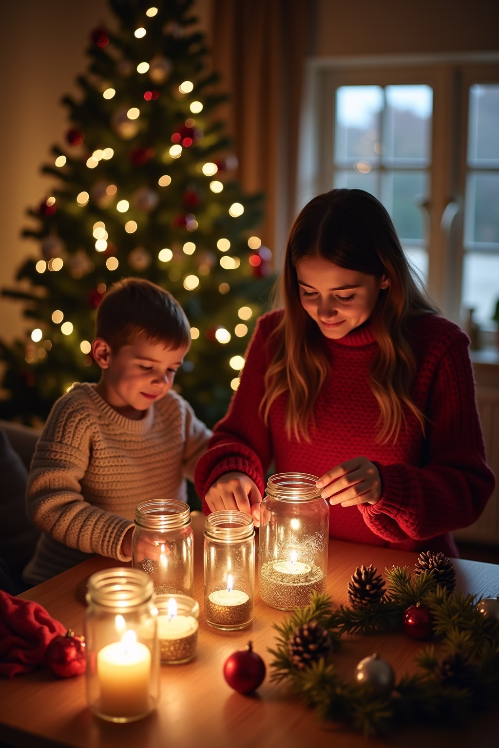 einmachglas weihnachten outline 4