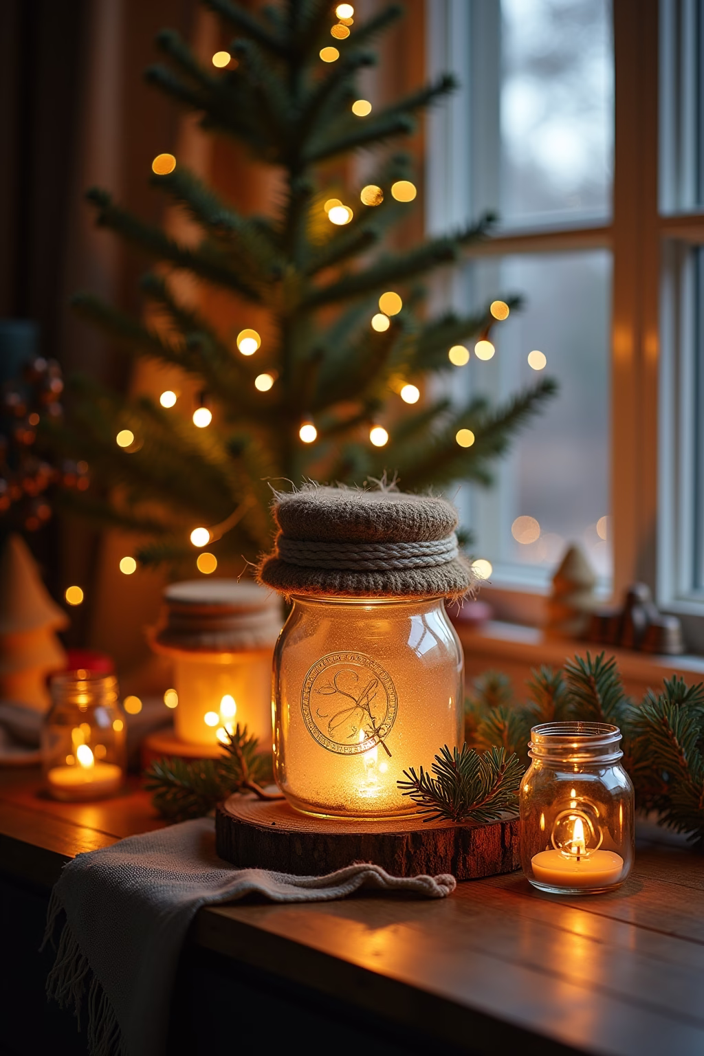 einmachglas weihnachten outline 7