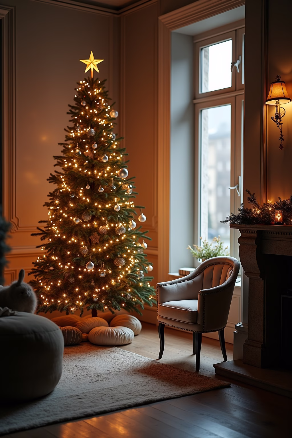 elegantes weihnachten outline 1