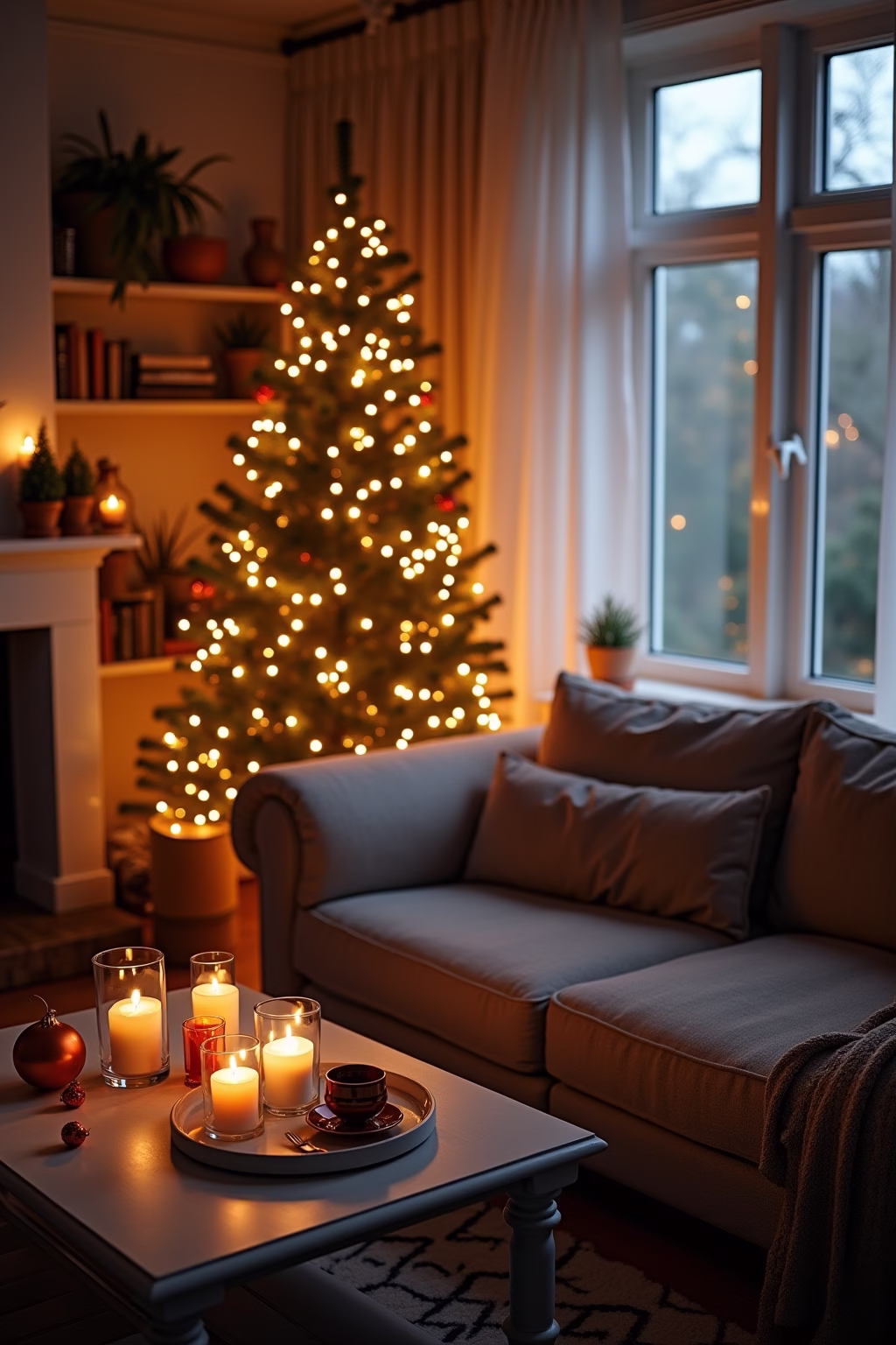 elegantes weihnachten outline 4