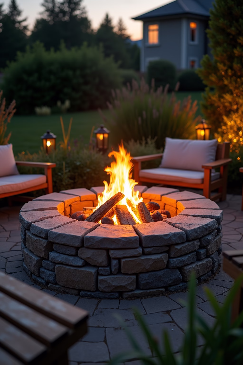 feuerstellen im garten bilder outline 1