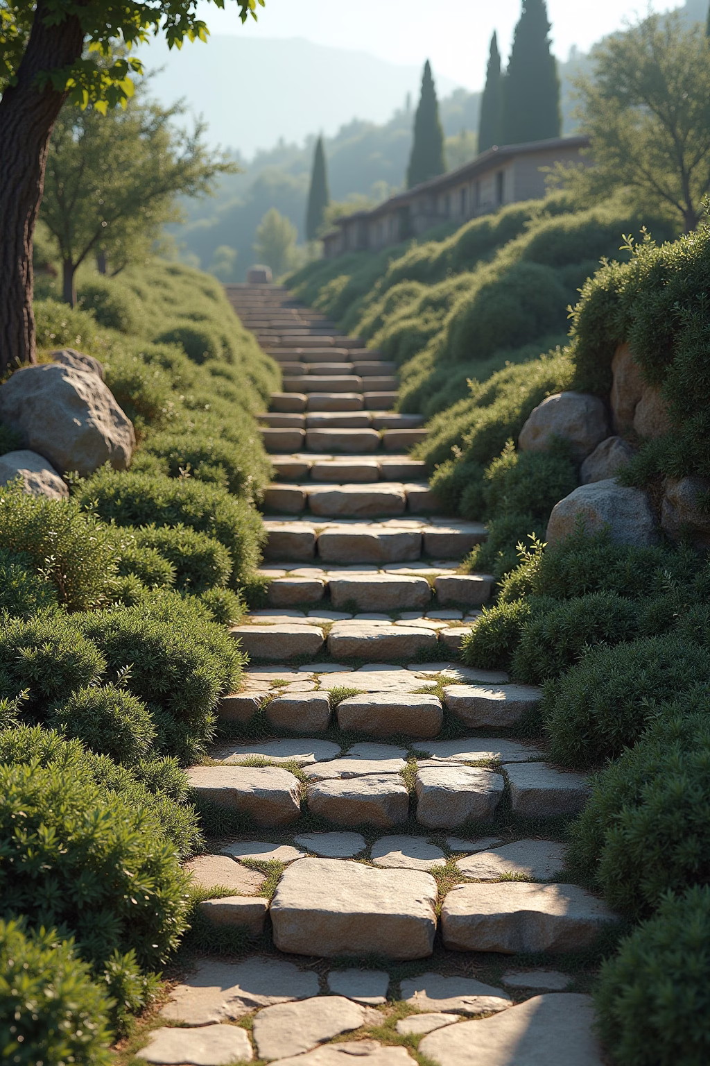 garten am hang ideen bilder outline 6