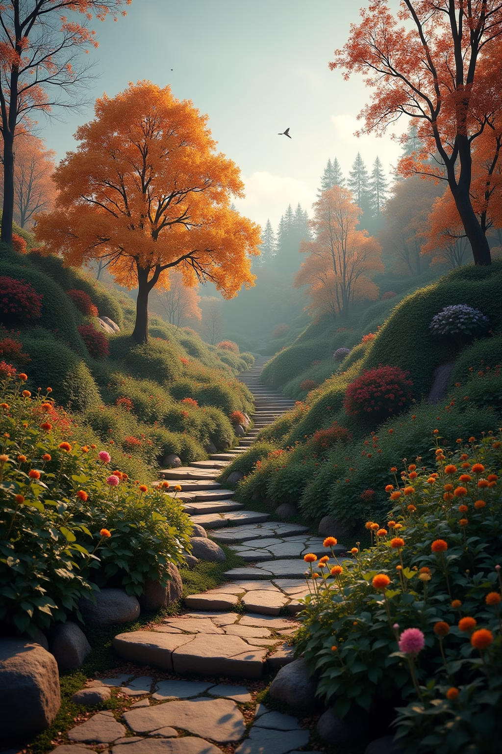 garten am hang ideen bilder outline 8