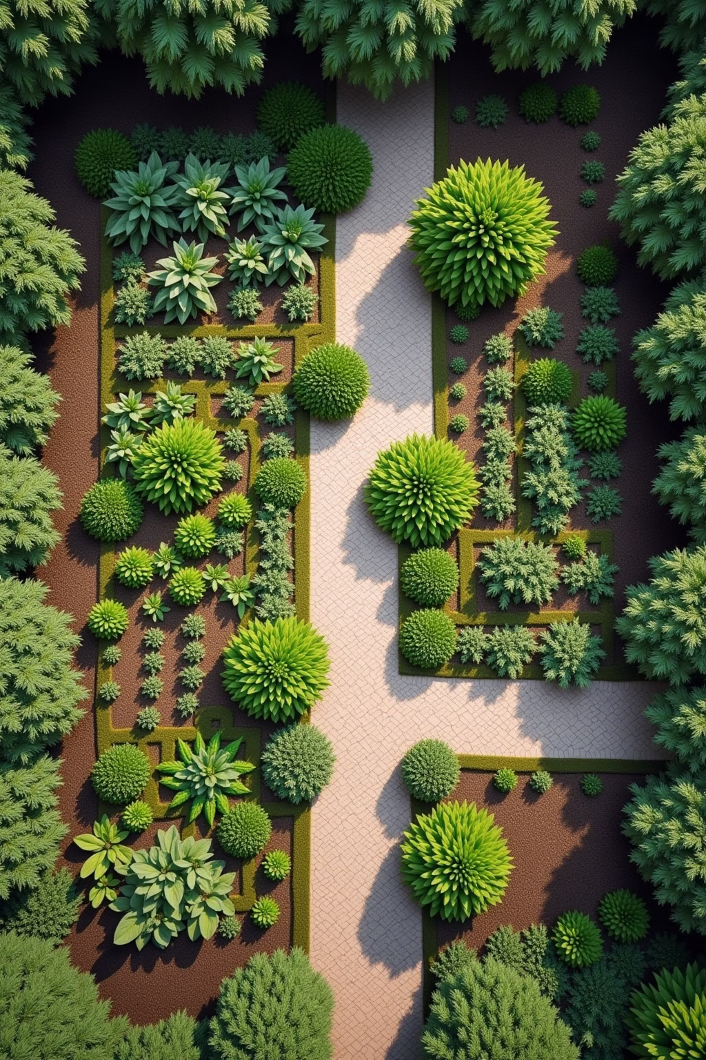 garten aufteilung ideen outline 2