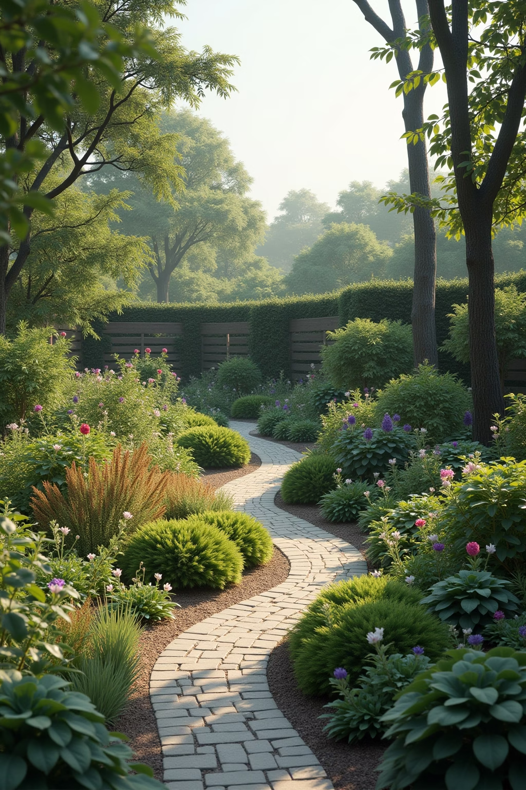 garten aufteilung ideen outline 3