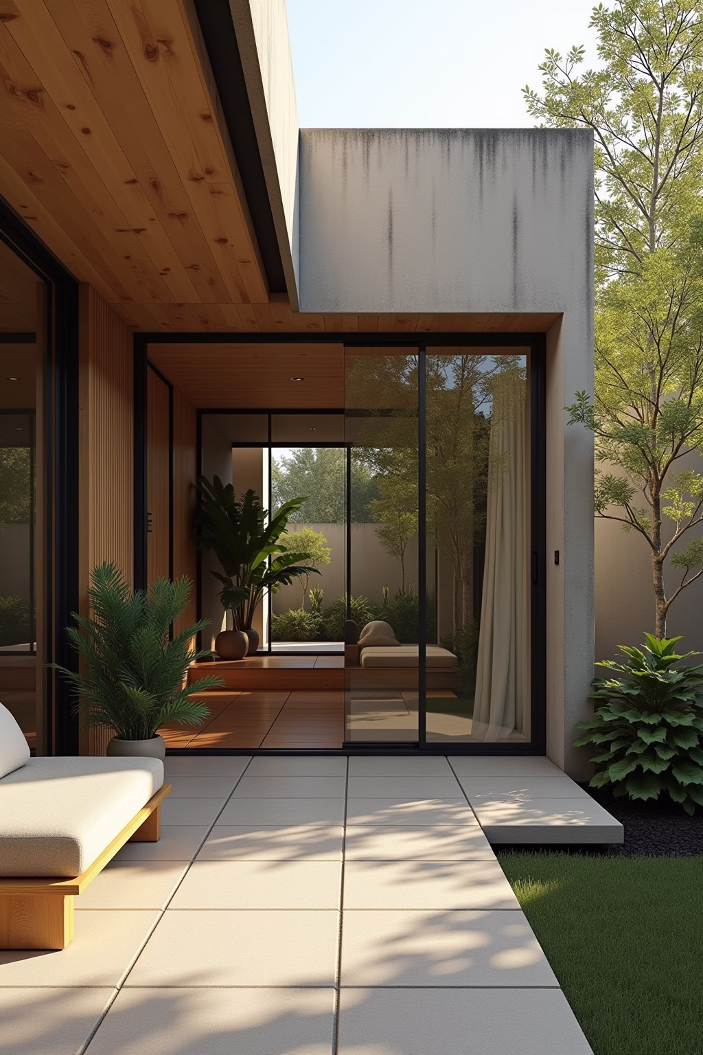 garten deko ideen holz outline 5