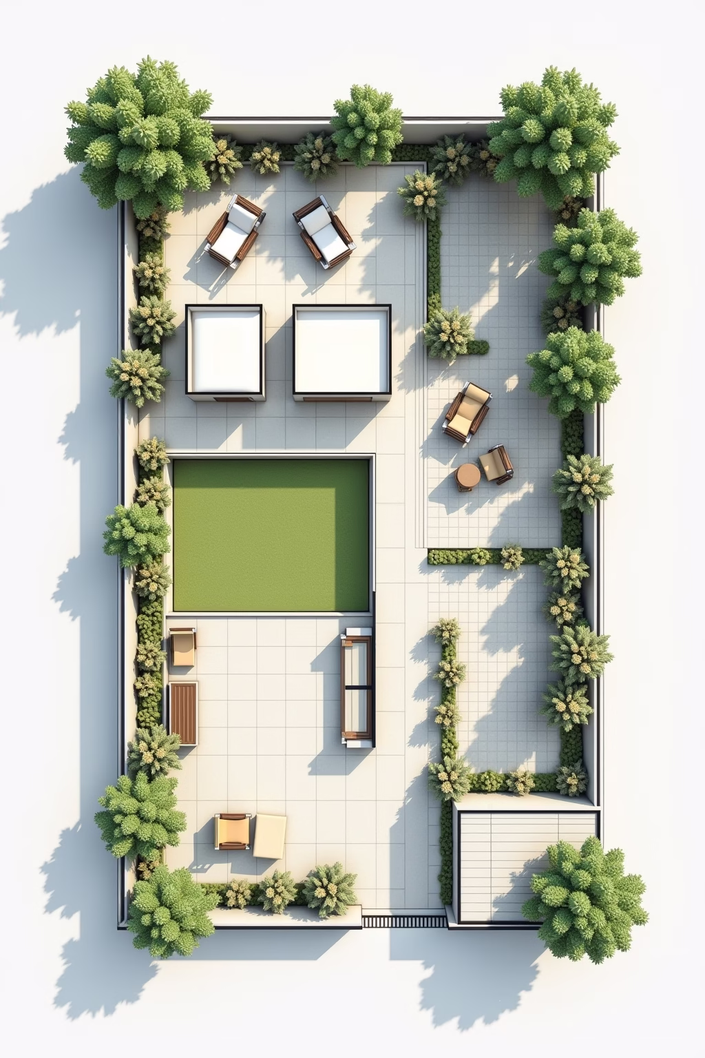 garten grundriss ideen outline 3