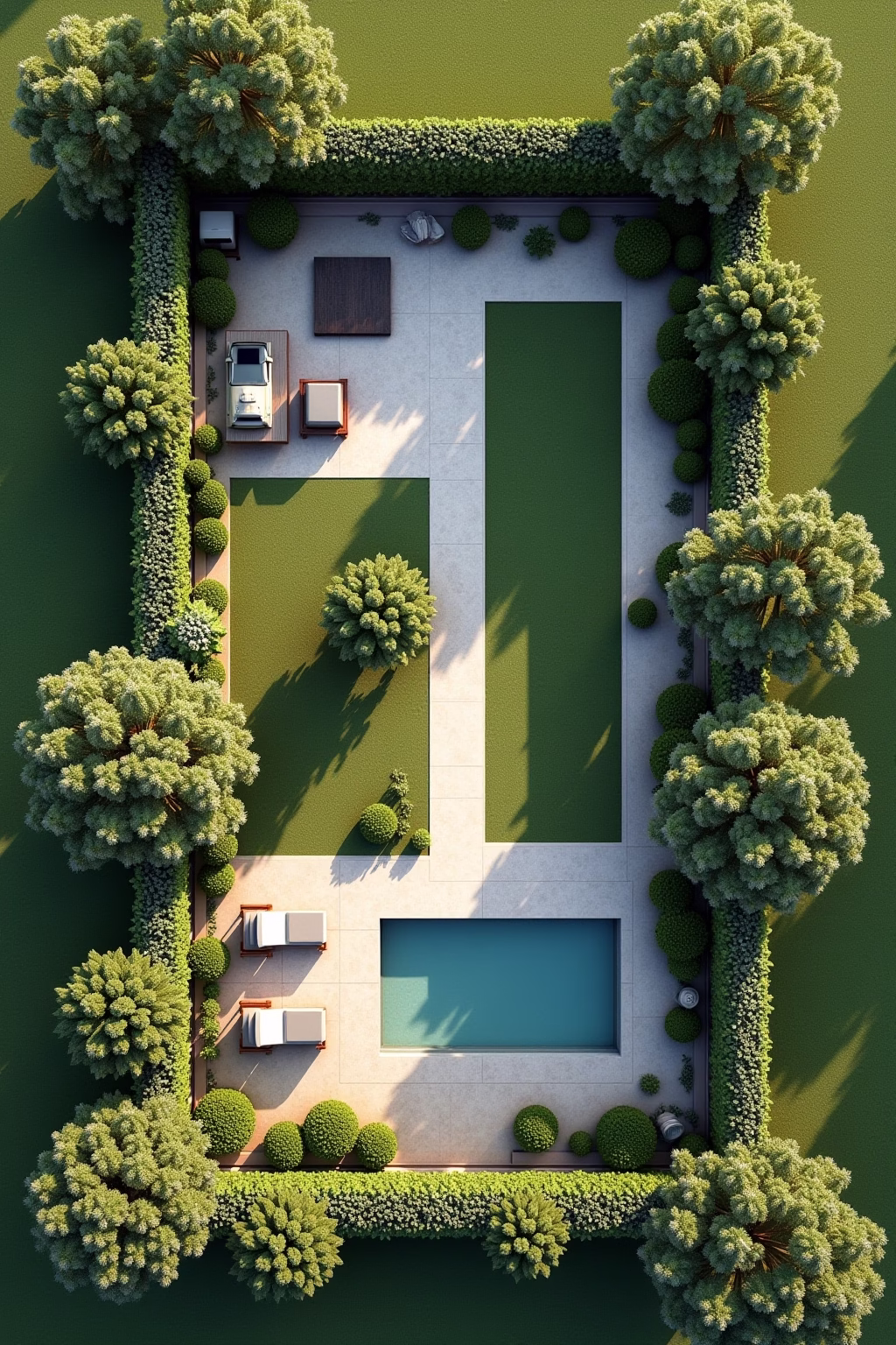 garten grundriss ideen outline 4