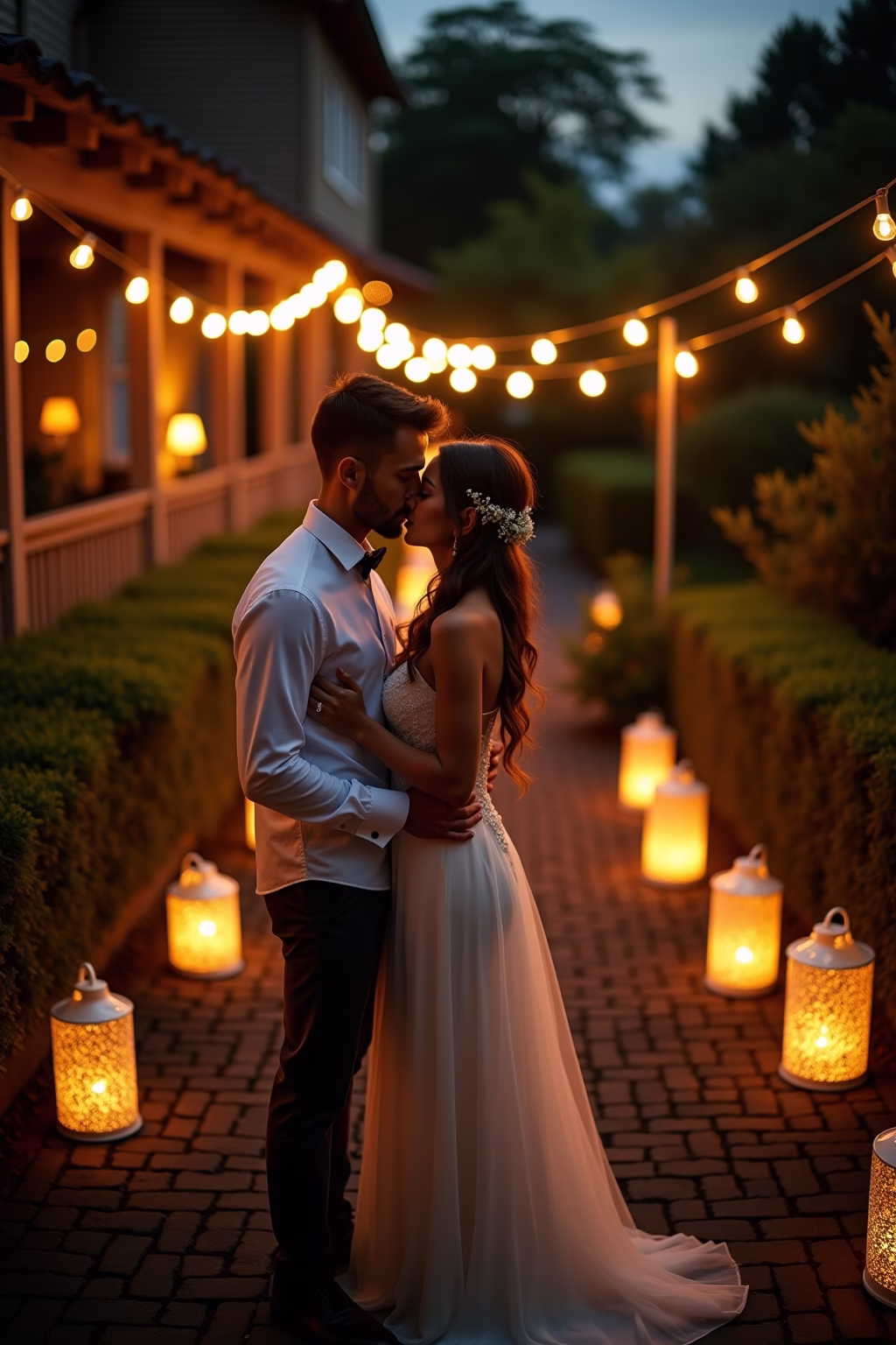 garten hochzeit deko selber machen outline 5