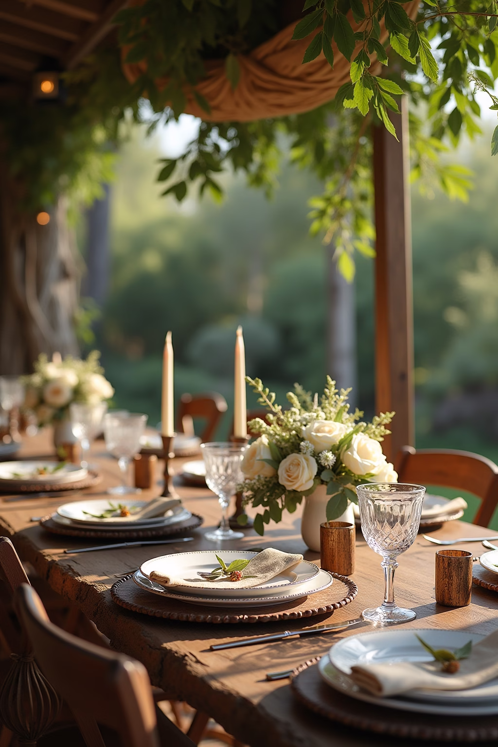 garten hochzeit deko selber machen outline 6