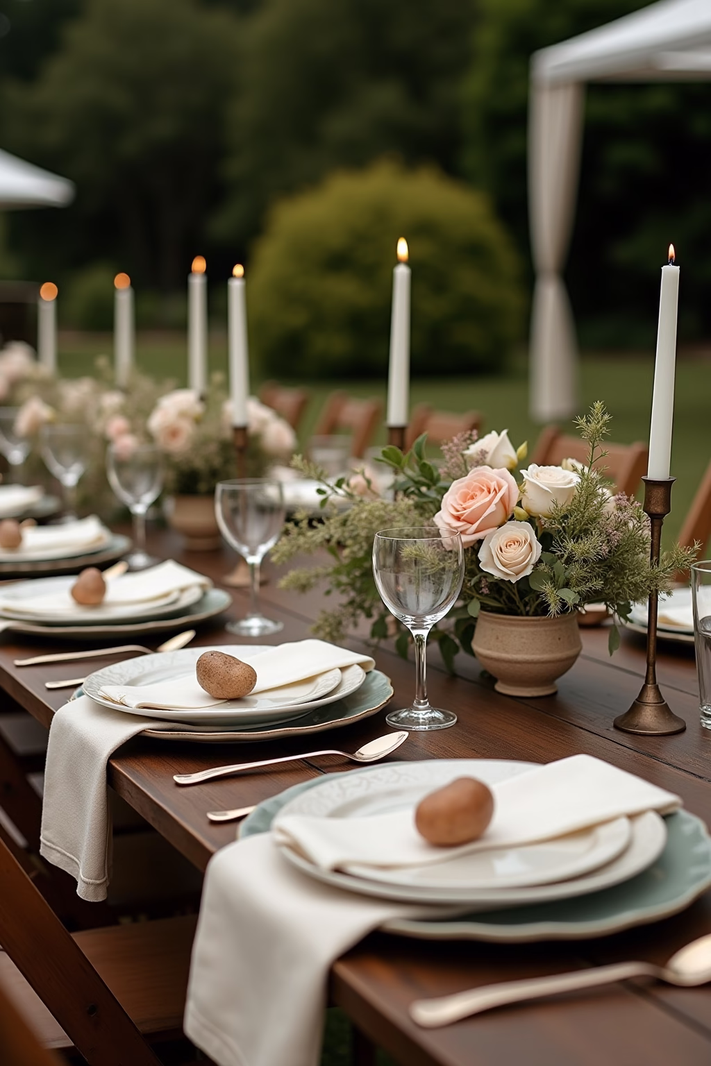 garten hochzeit deko selber machen outline 8