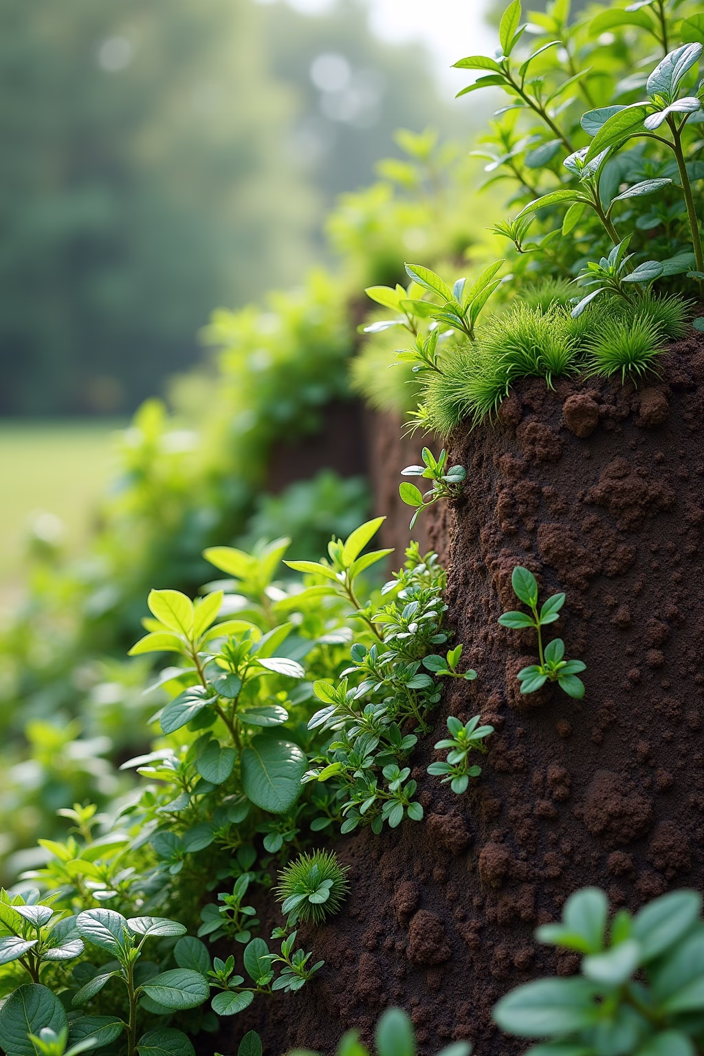 garten hoehenunterschied gestalten outline 5