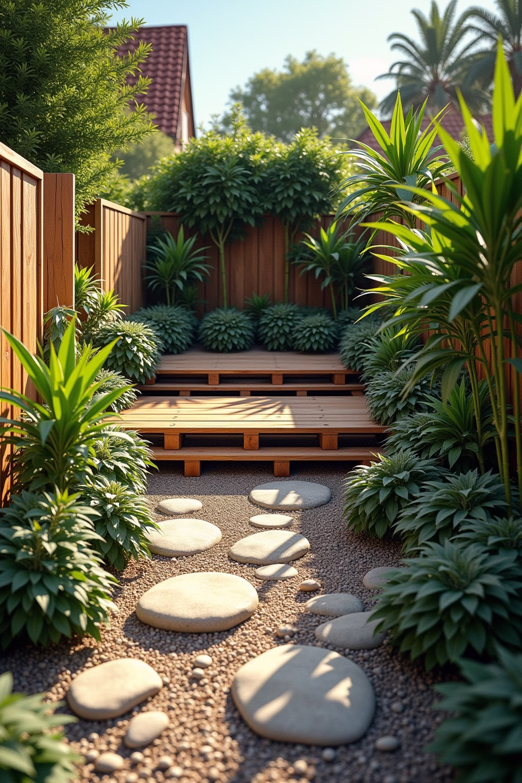 garten hoehenunterschied gestalten outline 8