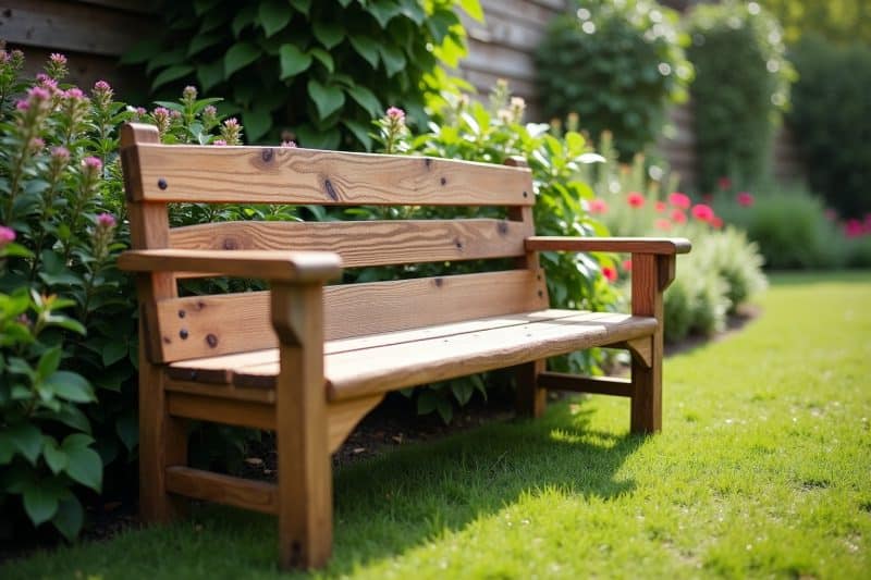 16 Gartenbank selber bauen Ideen
