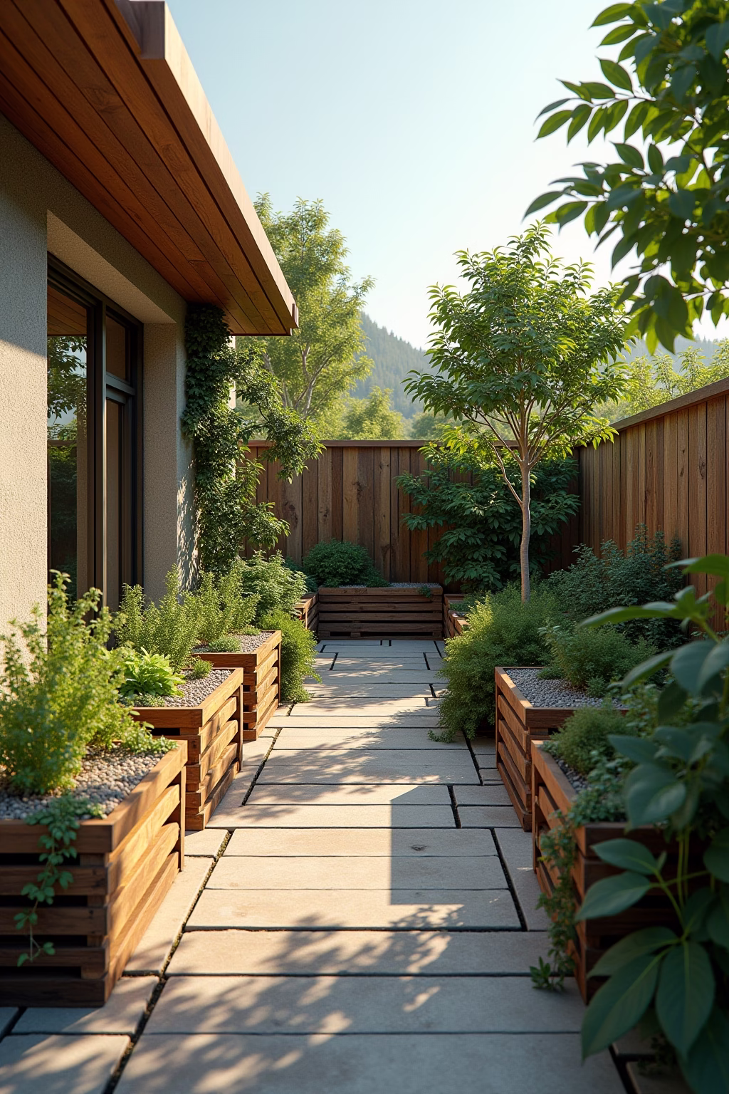 gartengestaltung paletten ideen garten outline 2