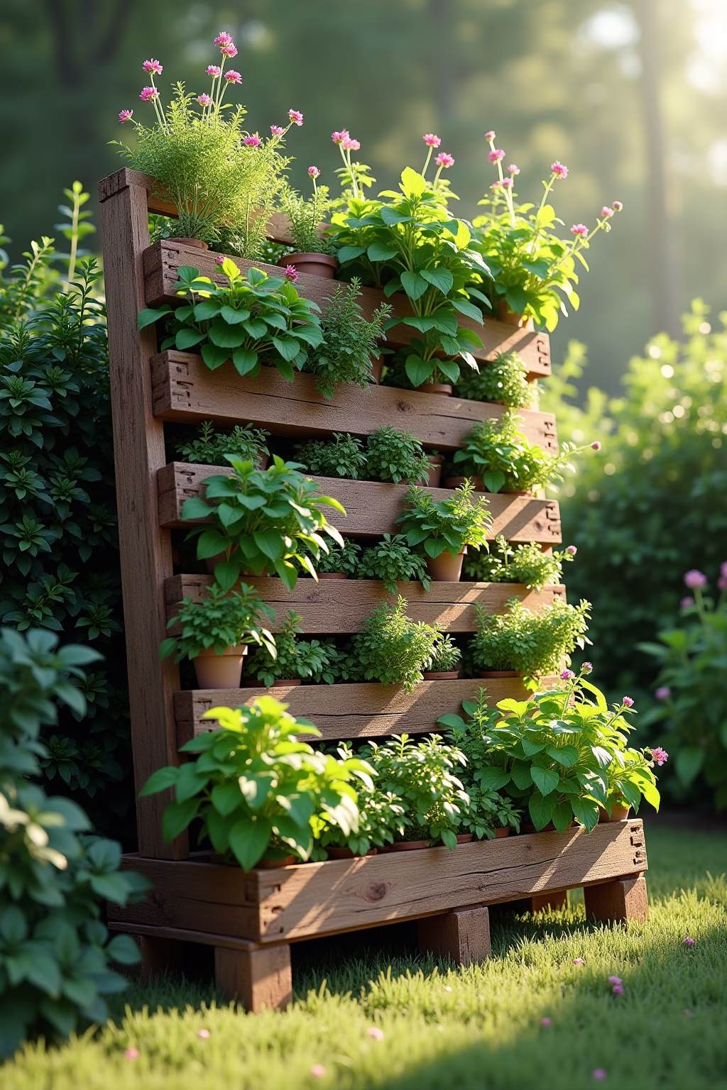 gartengestaltung paletten ideen garten outline 5