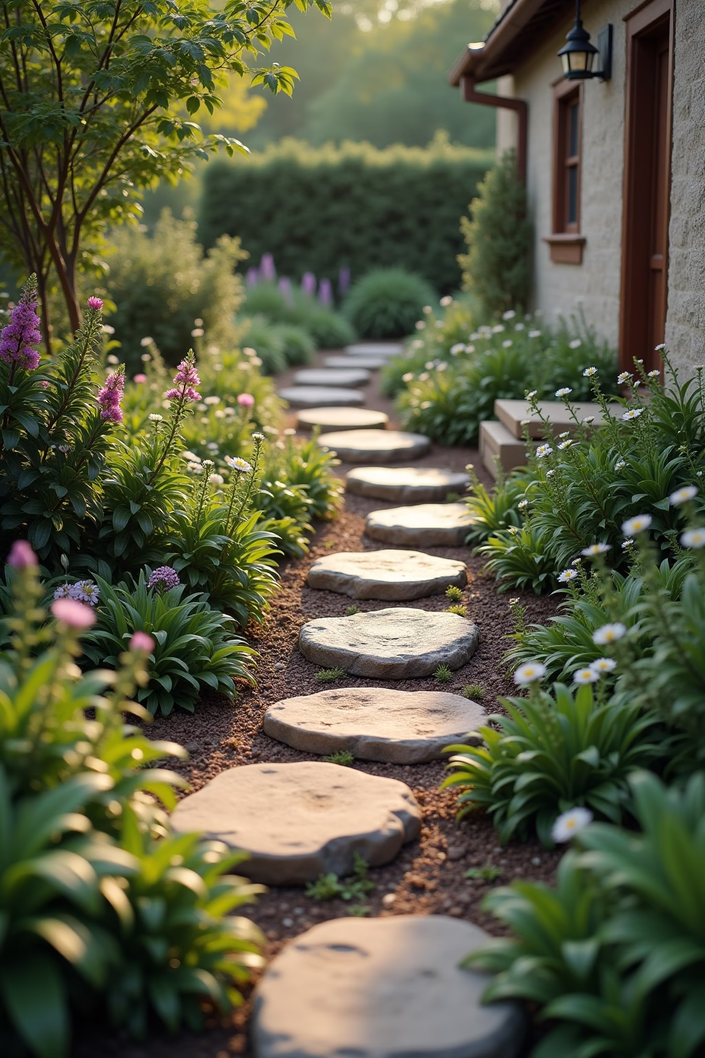 gehweg garten ideen outline 4