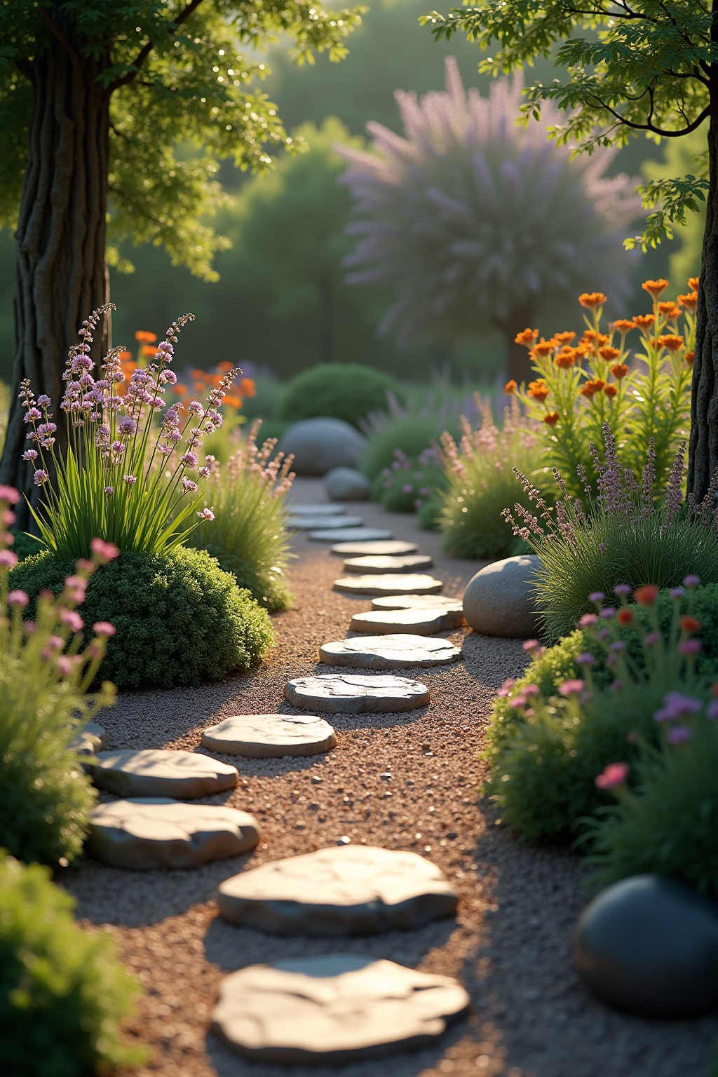 gehwegplatten garten ideen outline 1