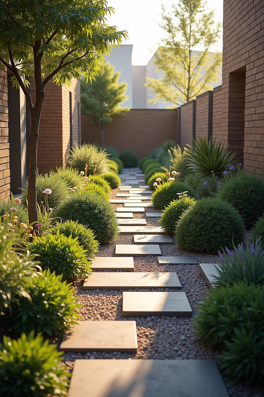 gehwegplatten garten ideen outline 6