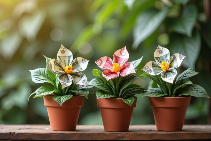 Geldgeschenke für den Garten basteln - Kreative Ideen