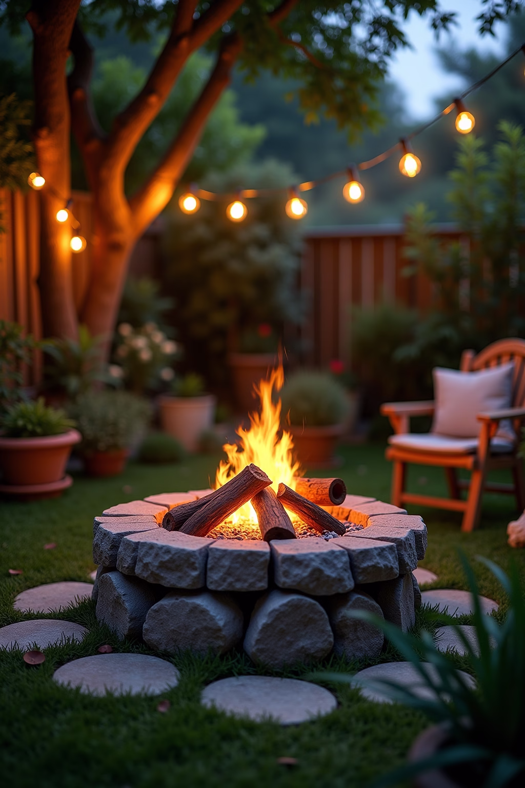 gestaltung feuerstelle garten outline 5