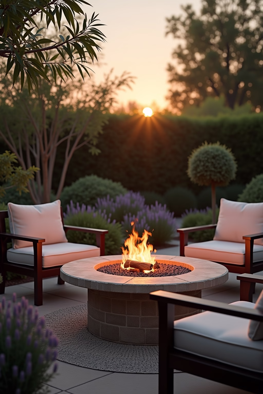 gestaltung feuerstelle garten outline 6