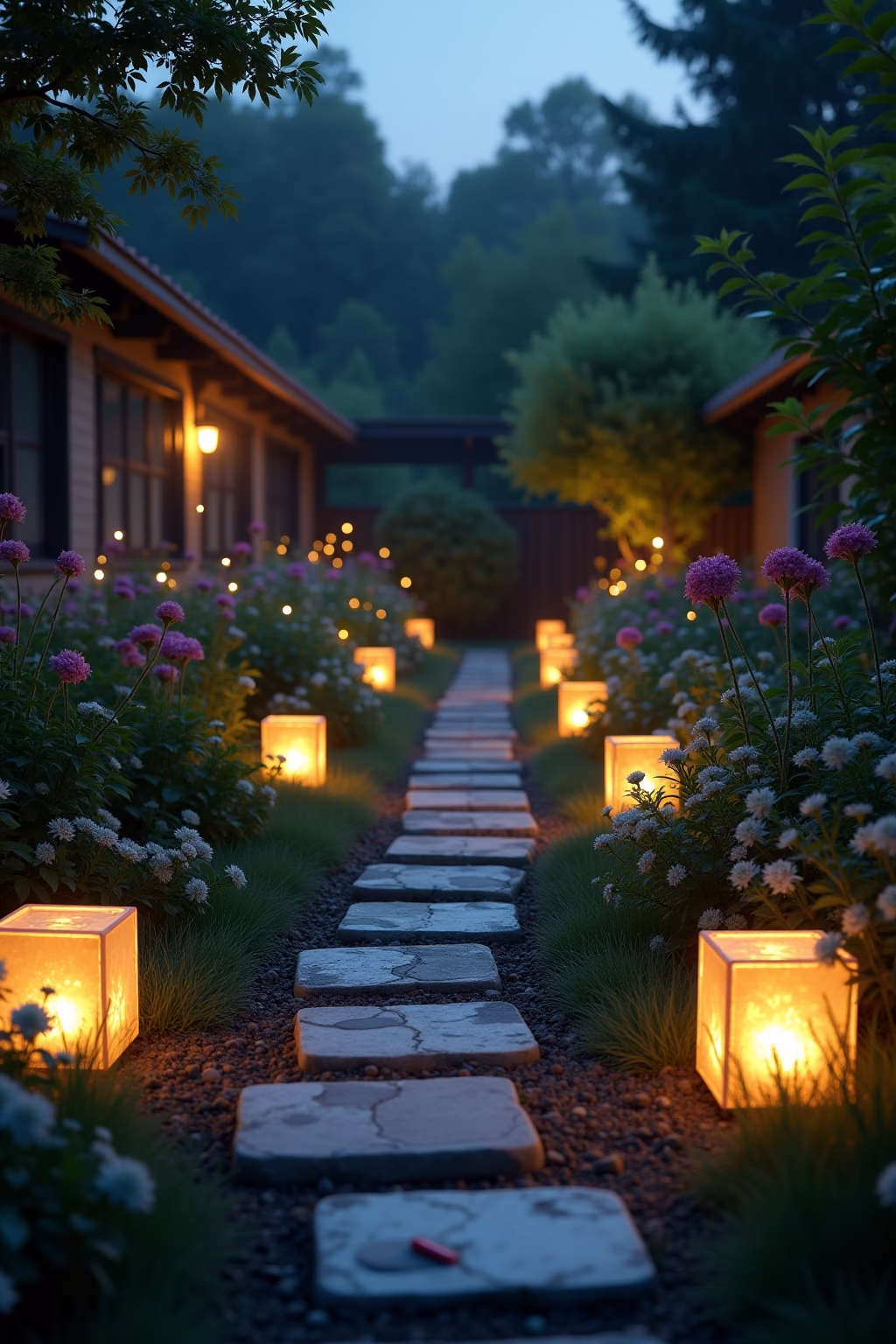 glasbausteine ideen garten outline 5