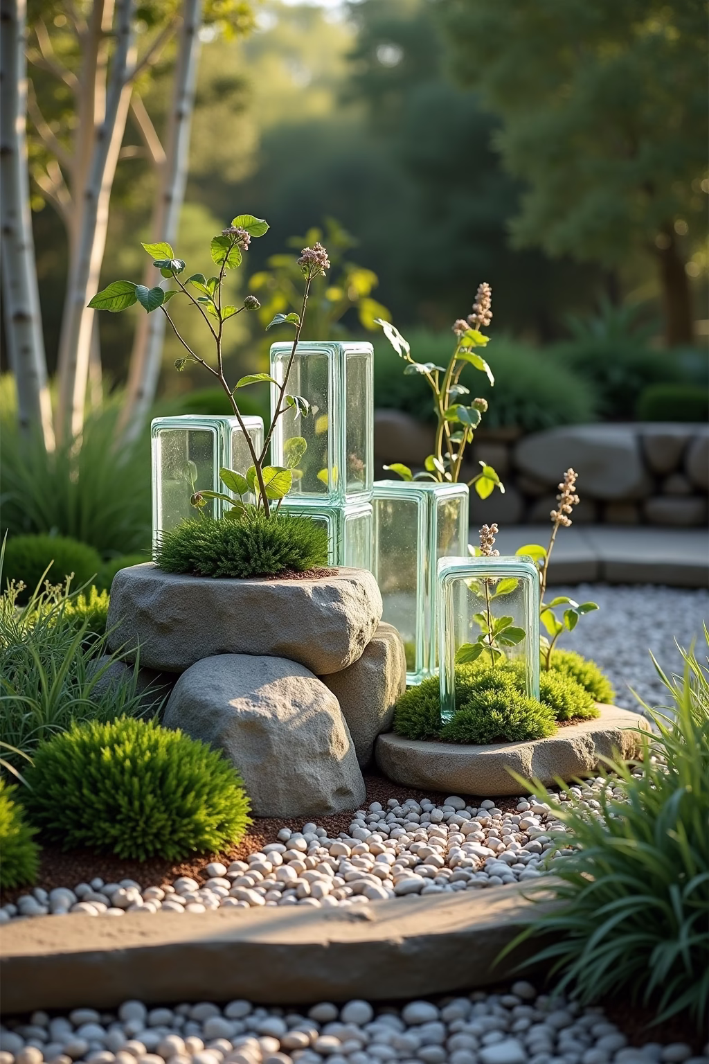 glasbausteine ideen garten outline 6