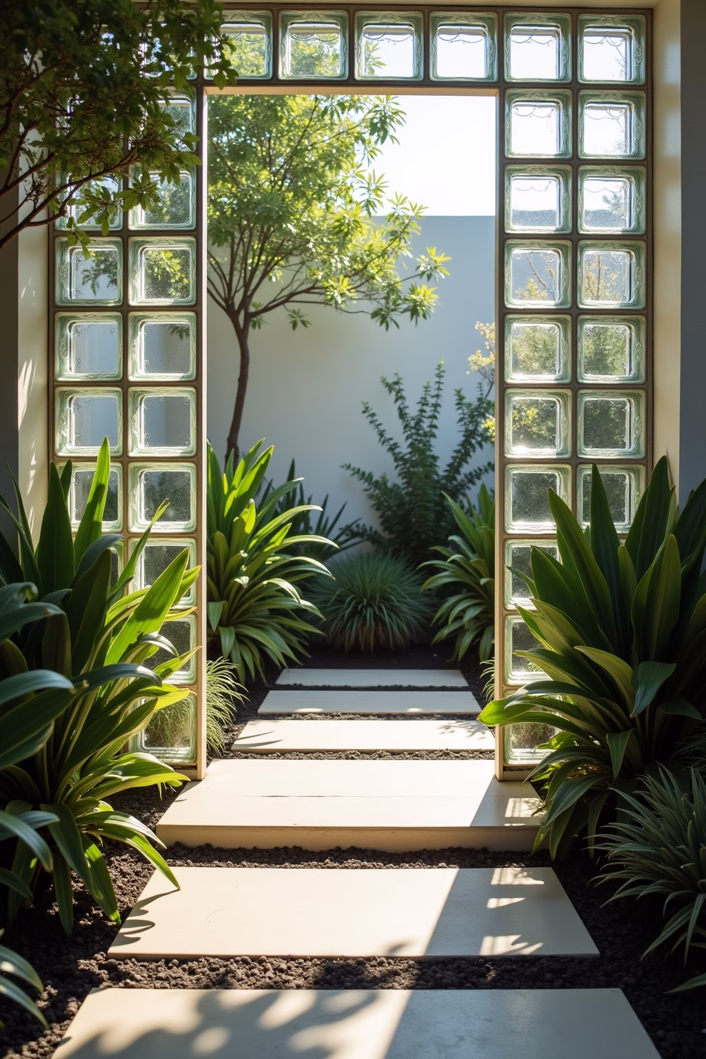 glasbausteine ideen garten outline 7