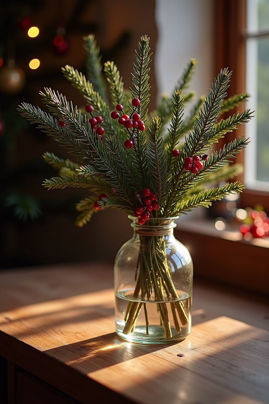 glasvasen dekorieren weihnachten outline 4