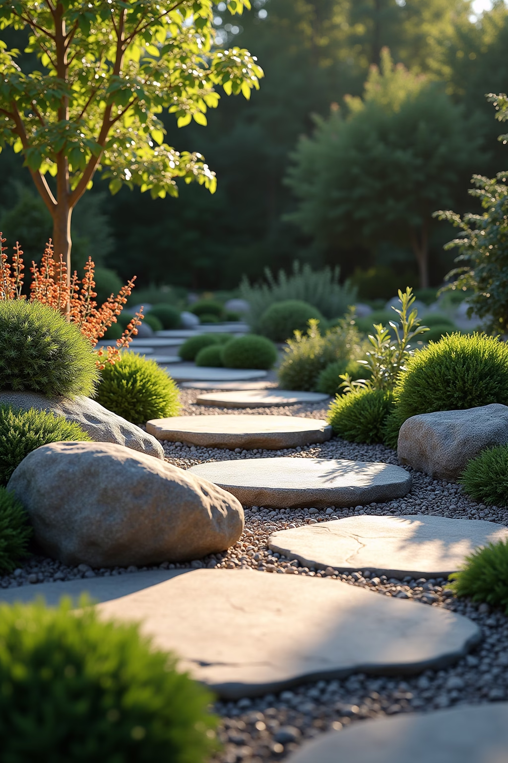 granitsteine garten ideen outline 1