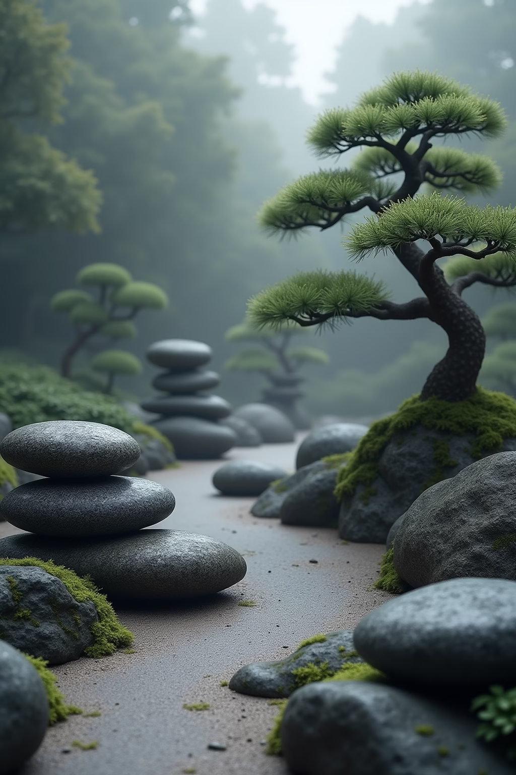 granitsteine garten ideen outline 5