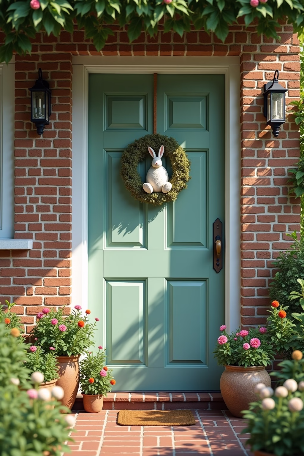 hauseingang osterdeko garten outline 8