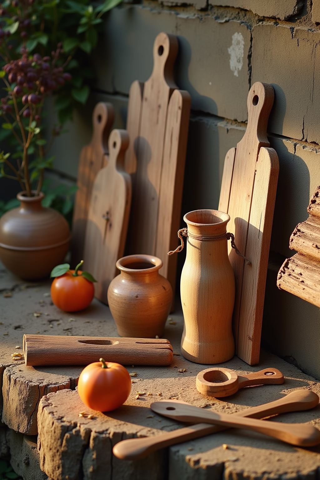 holzdeko garten selber machen outline 1