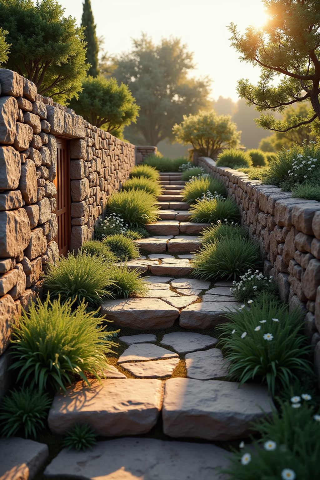 ideen naturstein garten outline 4