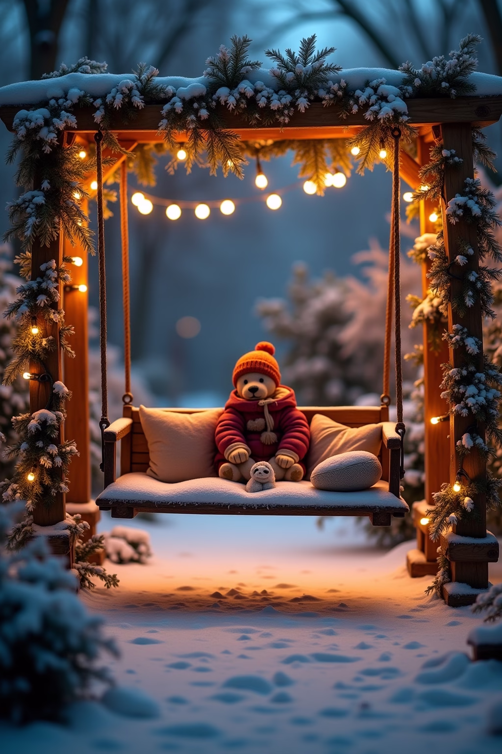 ideen schaukel garten outline 8