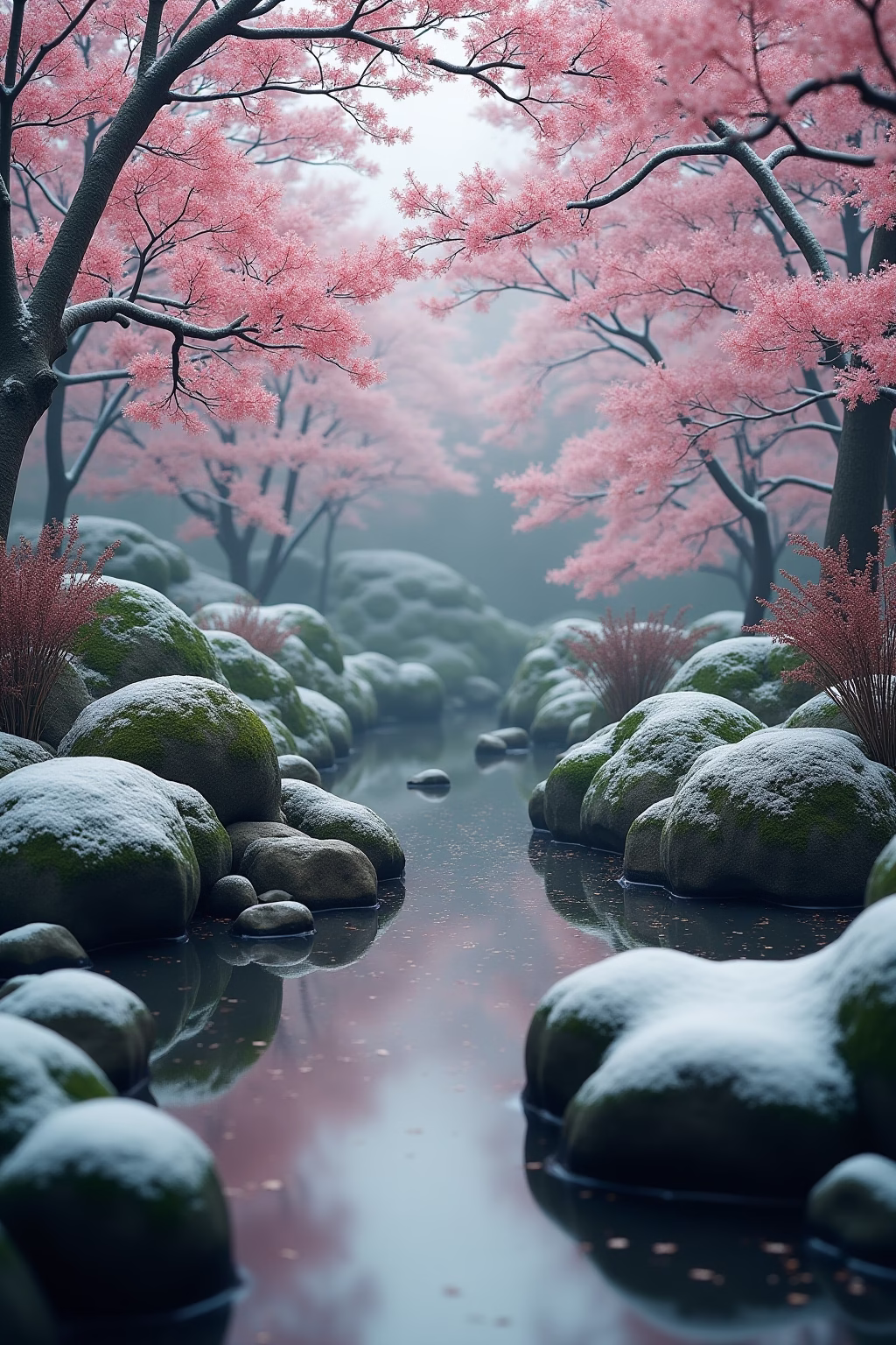 japanische ecke im garten outline 8