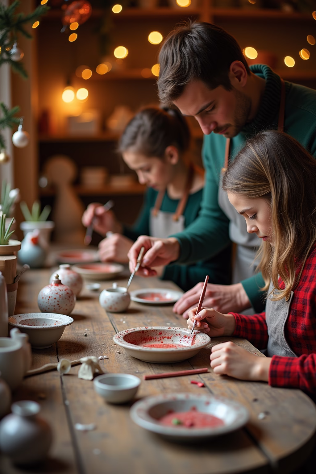 keramik bemalen weihnachten outline 1