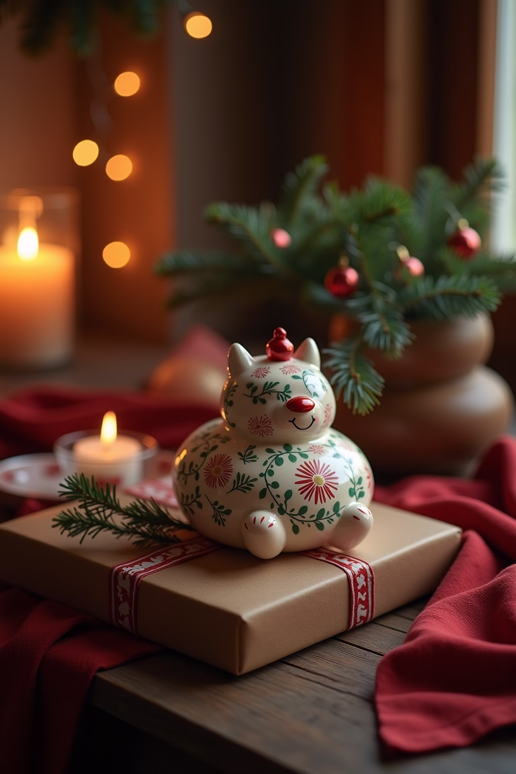 keramik bemalen weihnachten outline 6