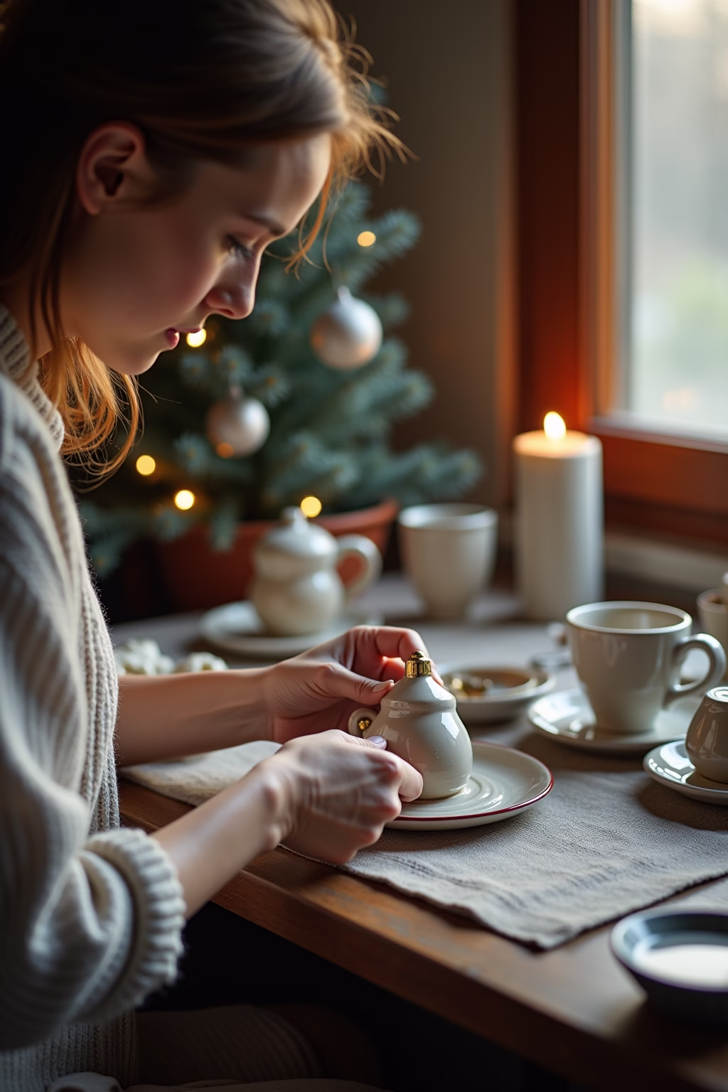 keramik bemalen weihnachten outline 8