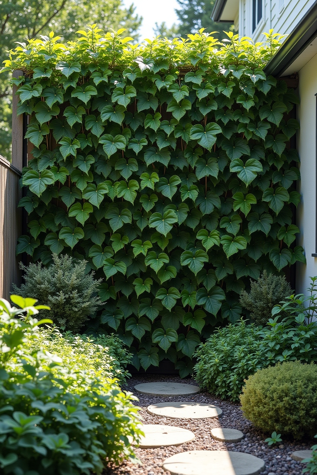 kreativer sichtschutz garten selber bauen outline 4